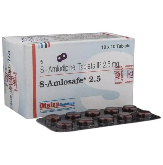 s amlosafe 2.5mg tablet 10's
